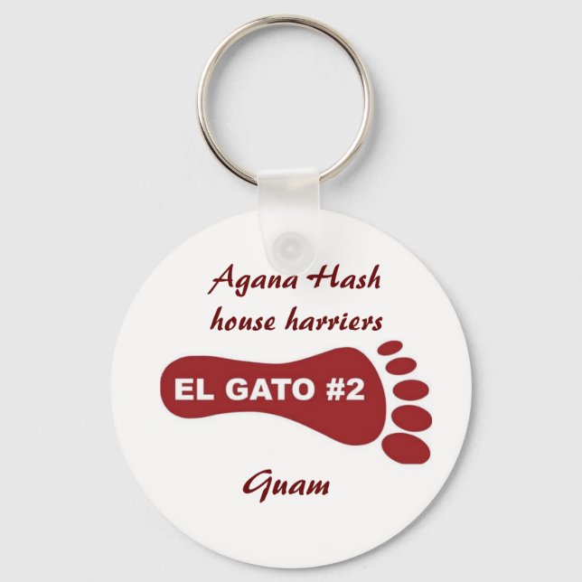 draw_pic, Agana Hash house harriers, Guam Key Ring (Front)
