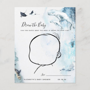 Draw the Baby Baby Shower Game