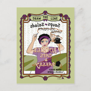 Draw the Line_A_ Postcard