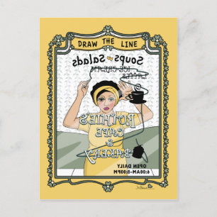 Draw the Line_C_ Postcard