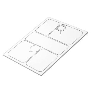 Draw Your Own Comics Story Blank Templates Notepad