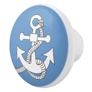 Drawer Pulls - Anchor (white)