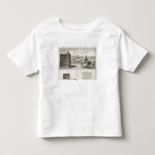 Drawing aids: a basic wooden camera obscura and a toddler T-Shirt