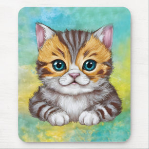 Drawing Cat Mouse Mat