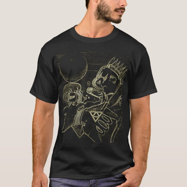 Drawing: Dead King's Revelation - T-Shirt (black) (Front)