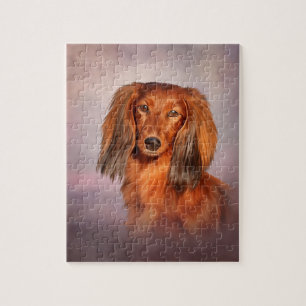 Drawing Dog breed dachshund Jigsaw Puzzle