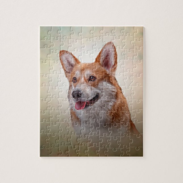 Drawing Dog breed Welsh Corgi Jigsaw Puzzle (Vertical)