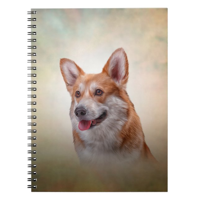 Drawing Dog breed Welsh Corgi Notebook (Front)