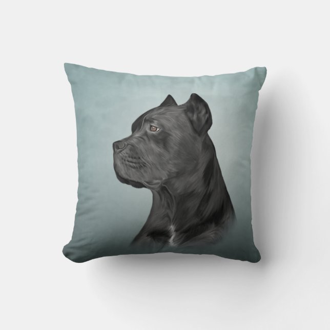 Drawing dog Cane Corso - Italian Mastiff Cushion (Front)