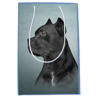 Drawing dog Cane Corso - Italian Mastiff Medium Gift Bag