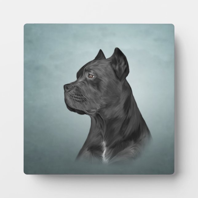 Drawing dog Cane Corso - Italian Mastiff Plaque (Front)
