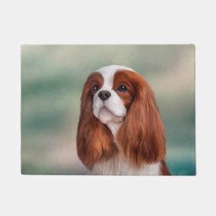 Drawing Dog Cavalier King Charles Spaniel Doormat