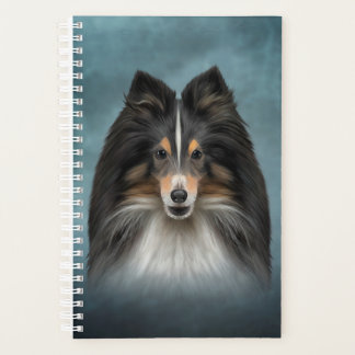 Drawing Dog Shetland Sheepdog, Sheltie Planner
