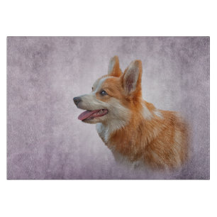 Drawing Dog Welsh Corgi Cutting Board