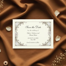 Drawing flowers ivory romantic wedding 