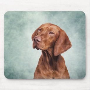 Drawing funny Vizsla Pointer Mouse Mat