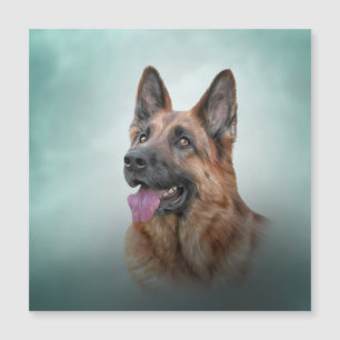 Drawing German Shepherd Dog