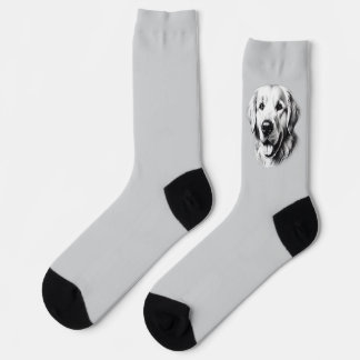 Drawing Golden Retriever Socks
