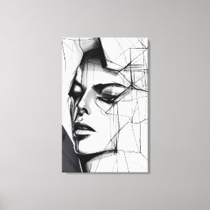 Drawing Her Canvas Print