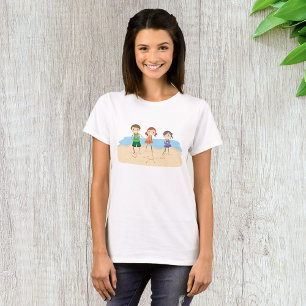 Drawing In The Sand Womens T-Shirt
