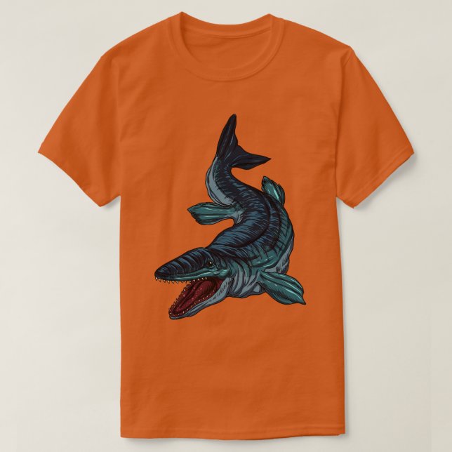Drawing of a Mosasaurus T-Shirt (Design Front)