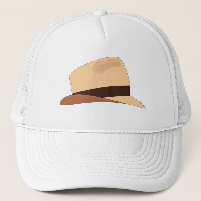 Drawing of a Panamanian hat (Front)