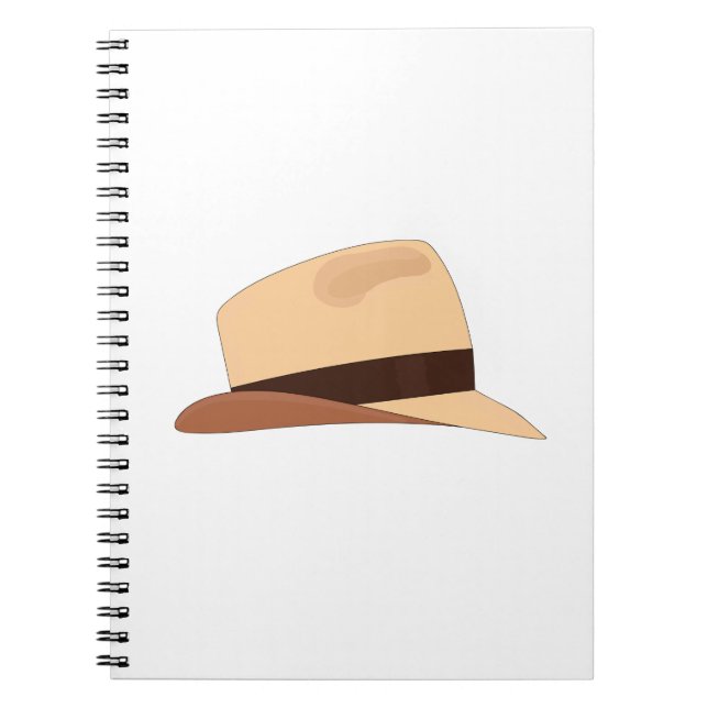 Drawing of a Panamanian hat Notebook (Front)