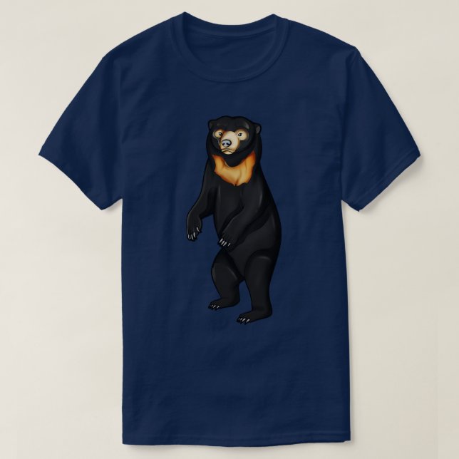 Drawing of a sun bear T-Shirt (Design Front)