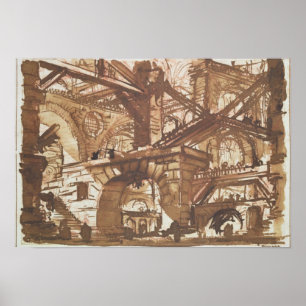 Drawing of an Imaginary Prison Poster