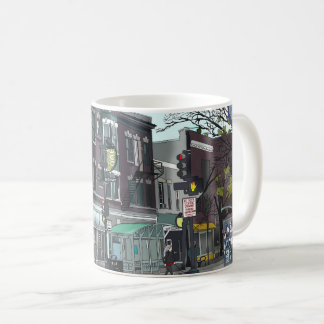 Drawing of Downtown Madison, Wisconsin Coffee Mug