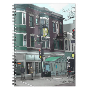 Drawing of Downtown Madison, Wisconsin Notebook