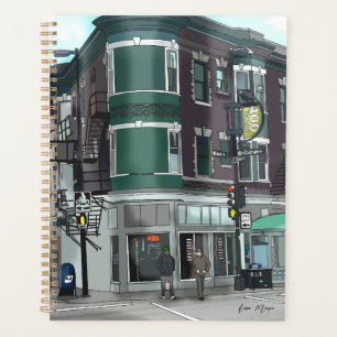 Drawing of Downtown Madison, Wisconsin Planner