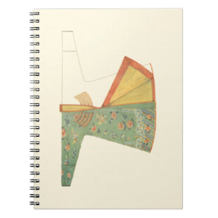 Drawing of Half-Finished Kimono Notebook