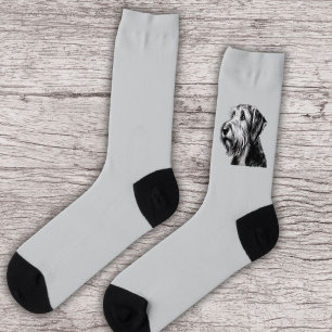 Drawing Otterhound Socks