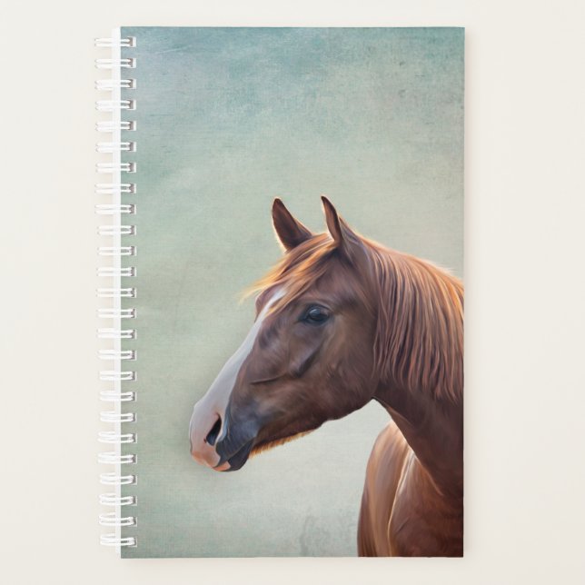 Drawing portrait horse planner (Front)