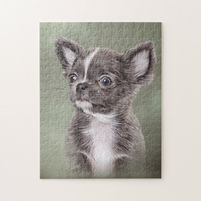 Drawing Puppy Chihuahua Jigsaw Puzzle (Vertical)