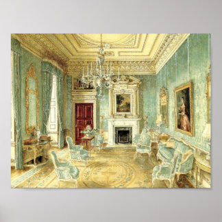Drawing Room at Ditchley by Alexandre Serebriakoff Poster