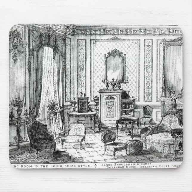 Drawing Room in the Louis Seize Style Mouse Mat (Front)