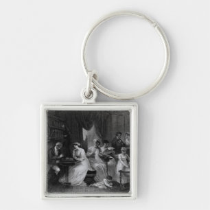 Drawing Room Scene, from 'The Social Day' by Peter Key Ring