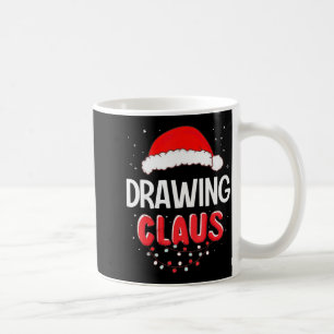 Drawing Santa Claus Christmas Matching Costume Coffee Mug