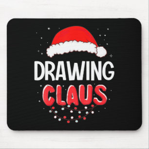 Drawing Santa Claus Christmas Matching Costume  Mouse Mat
