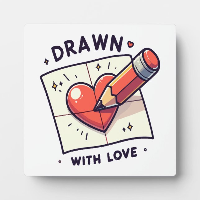 Drawing with love plaque (Front)