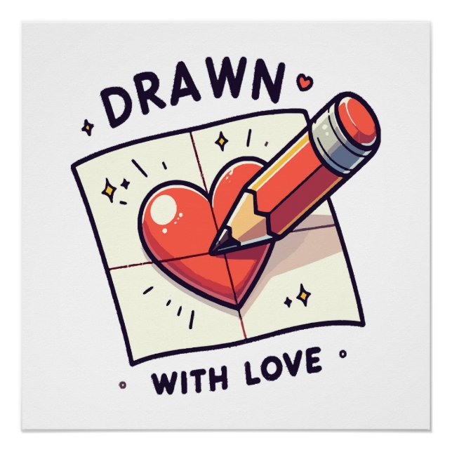Drawing with love poster (Front)