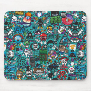 drawings_diversity_characters_signs_colorful_63651 mouse mat