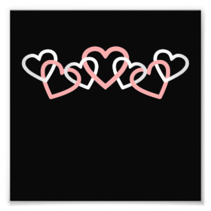 Drawn Heart, Romantic Love Proof Photo Print