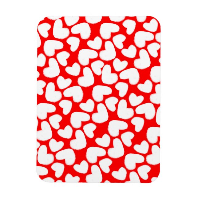 Drawn Hearts 2014 Magnet (Vertical)