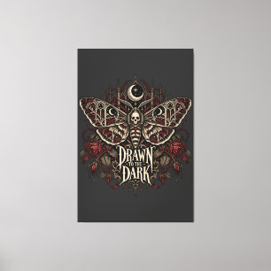 Drawn Into Darkness Canvas Print