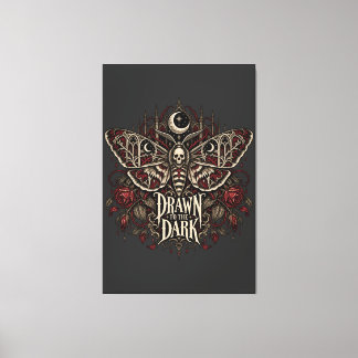 Drawn Into Darkness Canvas Print