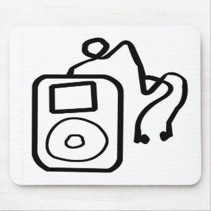 Drawn iPod Mousepad