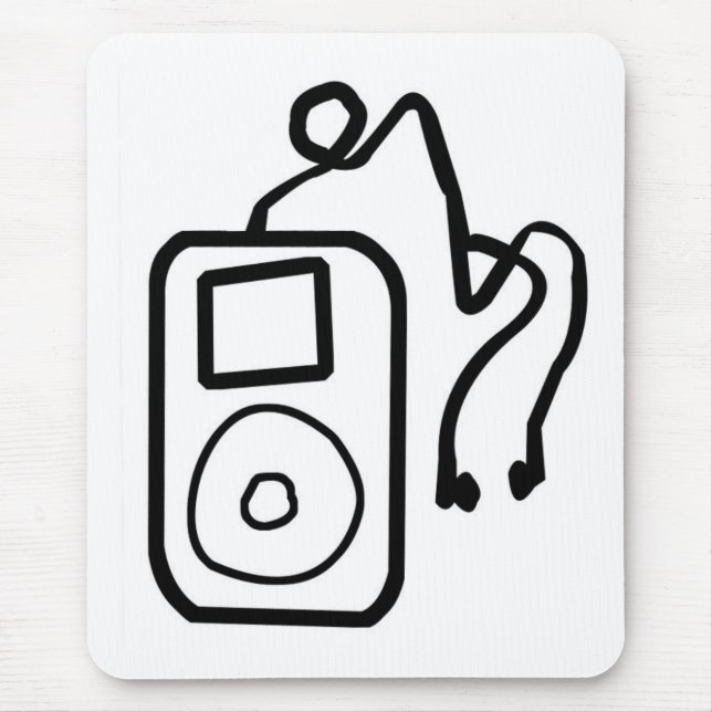 Drawn iPod Mousepad (Front)